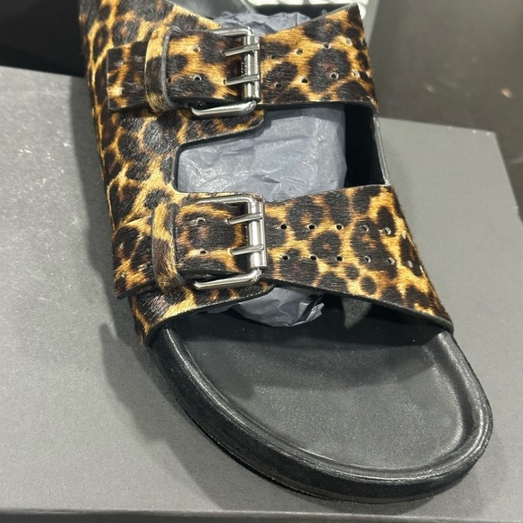The Kooples Leopard Print Sandals Size 39 - Picture 5 of 8